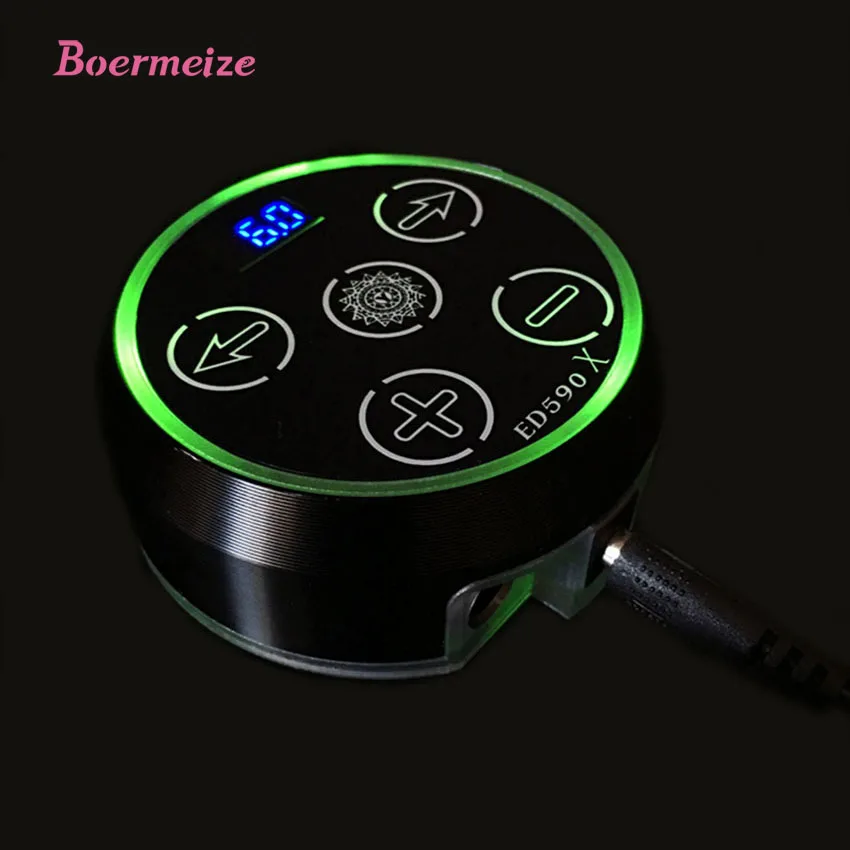 US $56.79 Tattoo Power Supply LCD Mini Digital Touch Screen Antiskid Light for Tattoo Machine Gun Adapter Body Art Permanent Makeup Tools