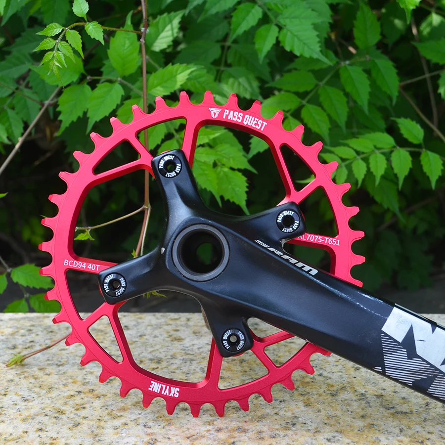 corki Single Speed Narrow Wide Chainring 32T 34T 36T 38T Round for 104 BCD Crankset