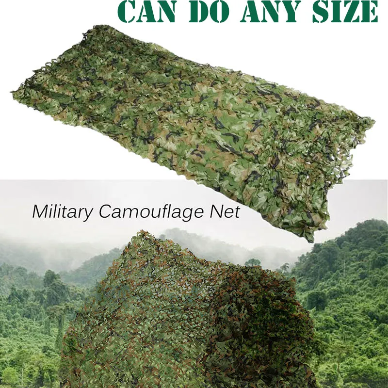 

Outdoor Military Camouflage Netting Army CS Games Hide Mesh Net Hunting Camping Sun Shelter Photography Background Decoration