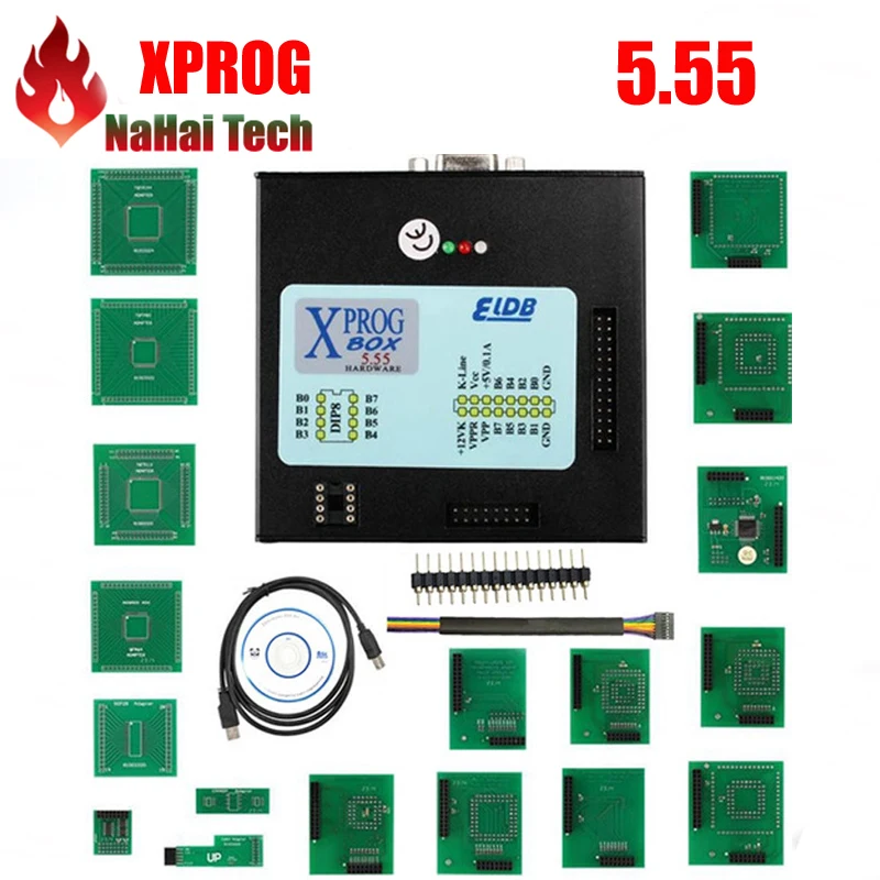 Оптовая продажа X PROG M коробка x prog m Xprog V5.55 V5.84 V6.12ECU ЭБУ чип Тюнинг программист xprogm х