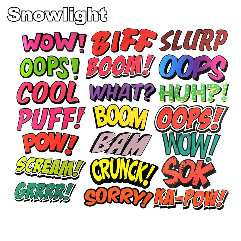 10/25pcs/set Graffiti Slogan Cool Cartoon Catchword Label Sticker For Skateboard Refrigerator Laptop Waterproof Diy Stickers