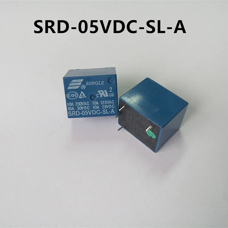 

5V DC SONGLE Power Relay T73-5V SRD-05VDC-SL-C PCB Type UL,CUL,TUV recognized 5V 10A