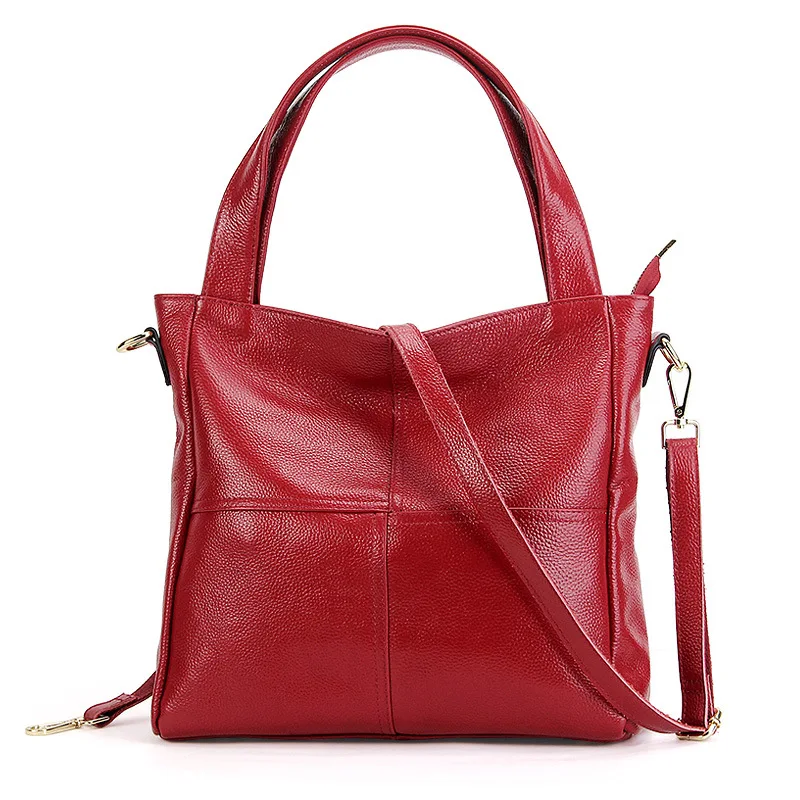 

Genuine Leather Bag Ladies Cowhide Tote Bag Sac A Main Famous Design Lady Crossbody Bags For Women 2018 Women's Handbags bolsas