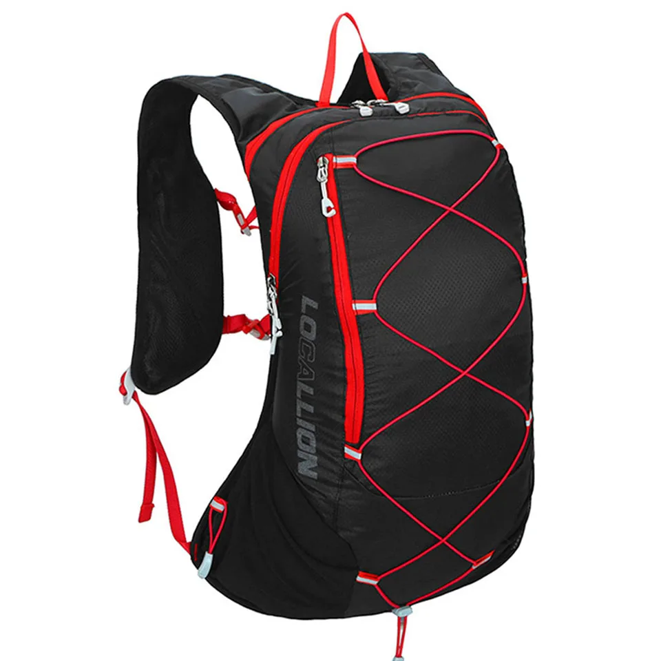 Местный лев для мужчин и женщин Открытый спортивный рюкзак сумка 15 л водонепроницаемый походный Трейл бег дорожные сумки рюкзак - Цвет: Black