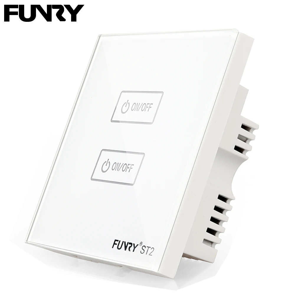 Buy Funry ST2 2Gang UK standard Remote Control Lamp Touch Crystal Crystal Glass