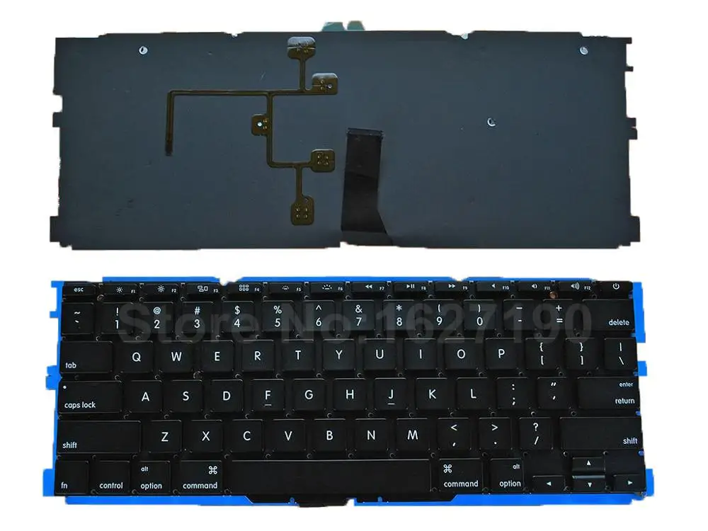 US Keyboard For Apple Macbook Air A1370 A1465 11.6 BLACK With Backlit Board New Laptop Keyboards With Free Shipping