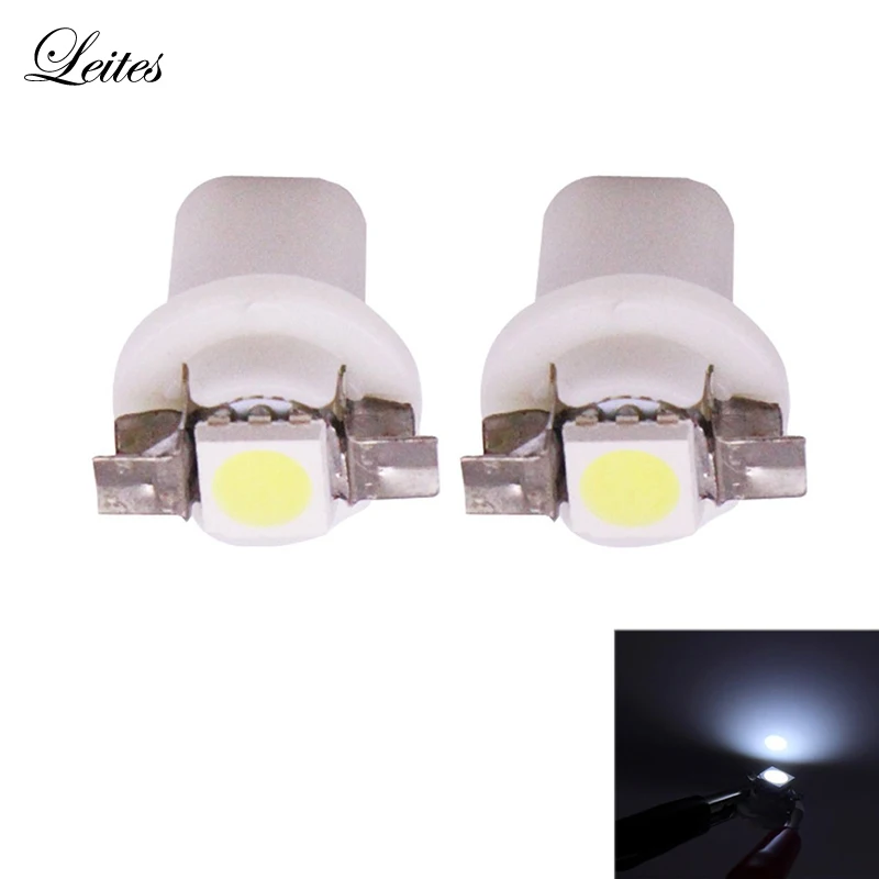 

Leites 1000pcs B8.5 5050 1SMD dashboard bulbs instrument lights auto led interior light white/ amber/ blue/ red/ green color