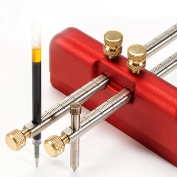 

Carpenter Woodworking Scriber Tool Wood Ink Marker Tool DIY Woodworking Aluminium Alloy