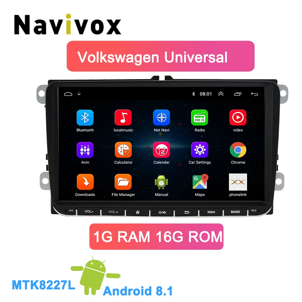 Navivox Car Multimedia player android 8.1 2 Din Car DVD For VW/Volkswagen/Golf/Polo/Tiguan/Passat/b7/b6/SEAT/leon/Skoda/Octavia Navivox Car Multimedia player android 8.1 2 Din Car DVD For VW/Volkswagen/Golf/Polo/Tiguan/Passat/b7/b6/SEAT/leon/Skoda/Octavia