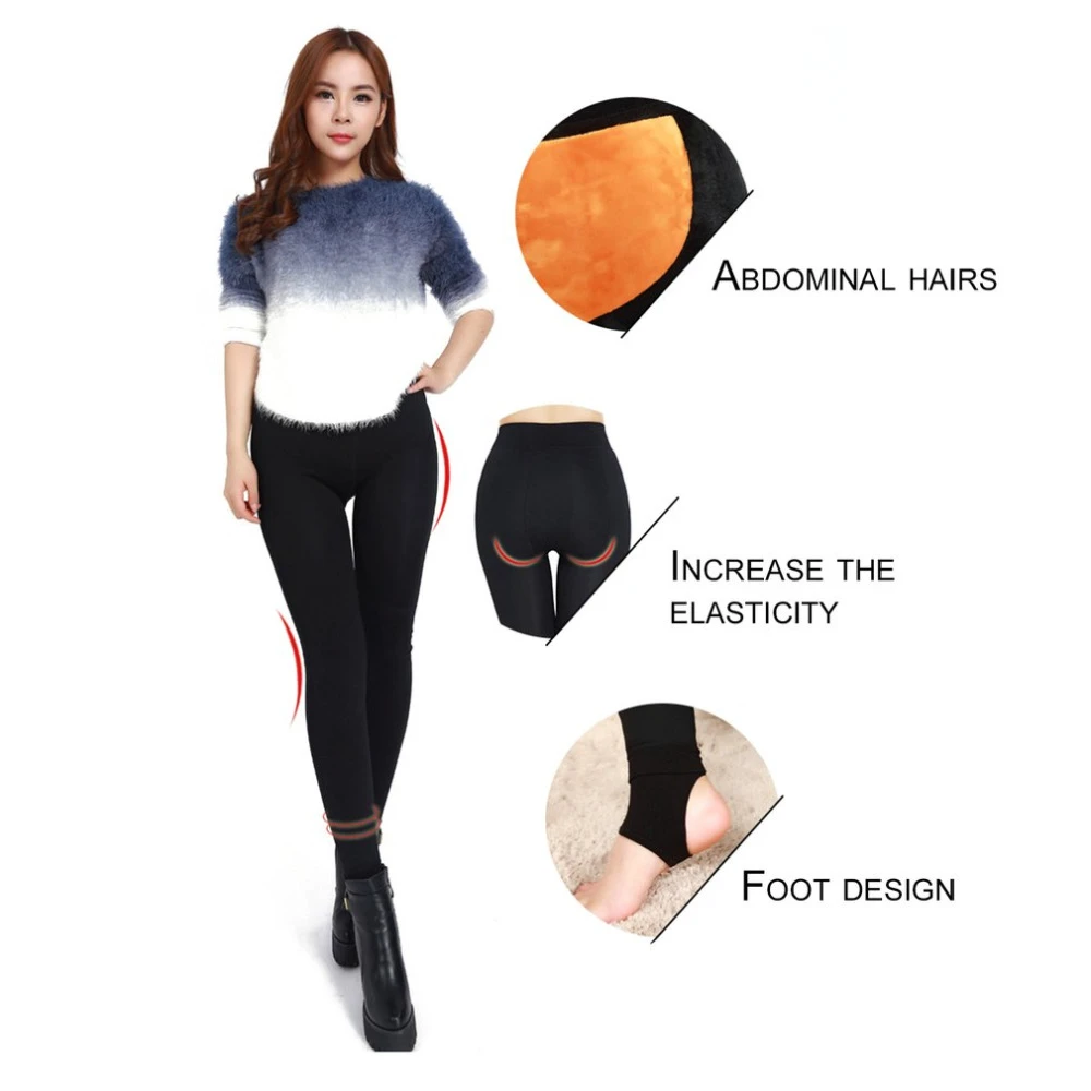 Mallas gruesas de terciopelo mujer, calentadores de útero, rodilleras, levantamiento de cadera y diseño de tacón, alta elasticidad, Invierno|velvet leggings|designer leggingsleggings design - AliExpress