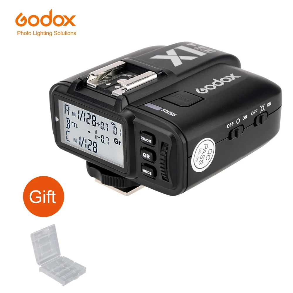 

Godox X1N X1T-N 2.4GHz i-TTL Wireless Single Transmitter Trigger For Nikon Godox TT685N AD200 TT600 TT350N V860II-N