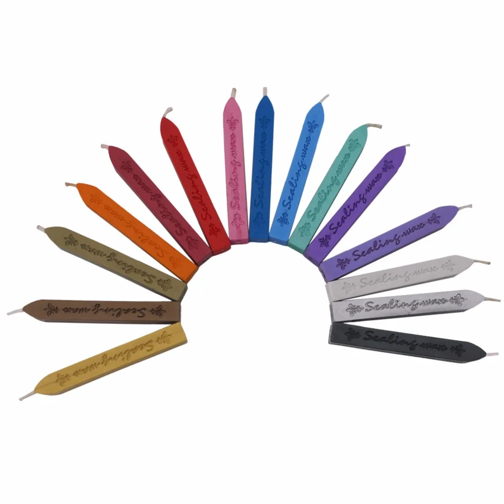 

1pc Seal Wick Candle Stamp Postable Candle Sealing Wax With Wick Refills