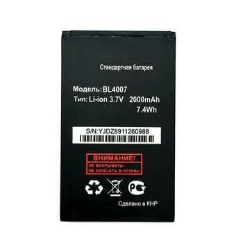 

Original BL4007 3.7V 2000mAh Batteries High Quality Battery For Fly BL 4007 DS123 Phone Rechargeable Bateria
