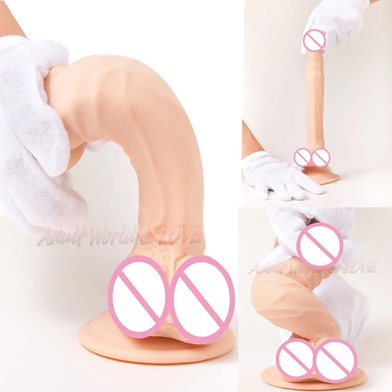 Super soft Realistic Super Big Dildo Flexible Penis Dick With Strong Suction Cup Huge Dildos Female Dick,Big Penis Adult Sex Toy