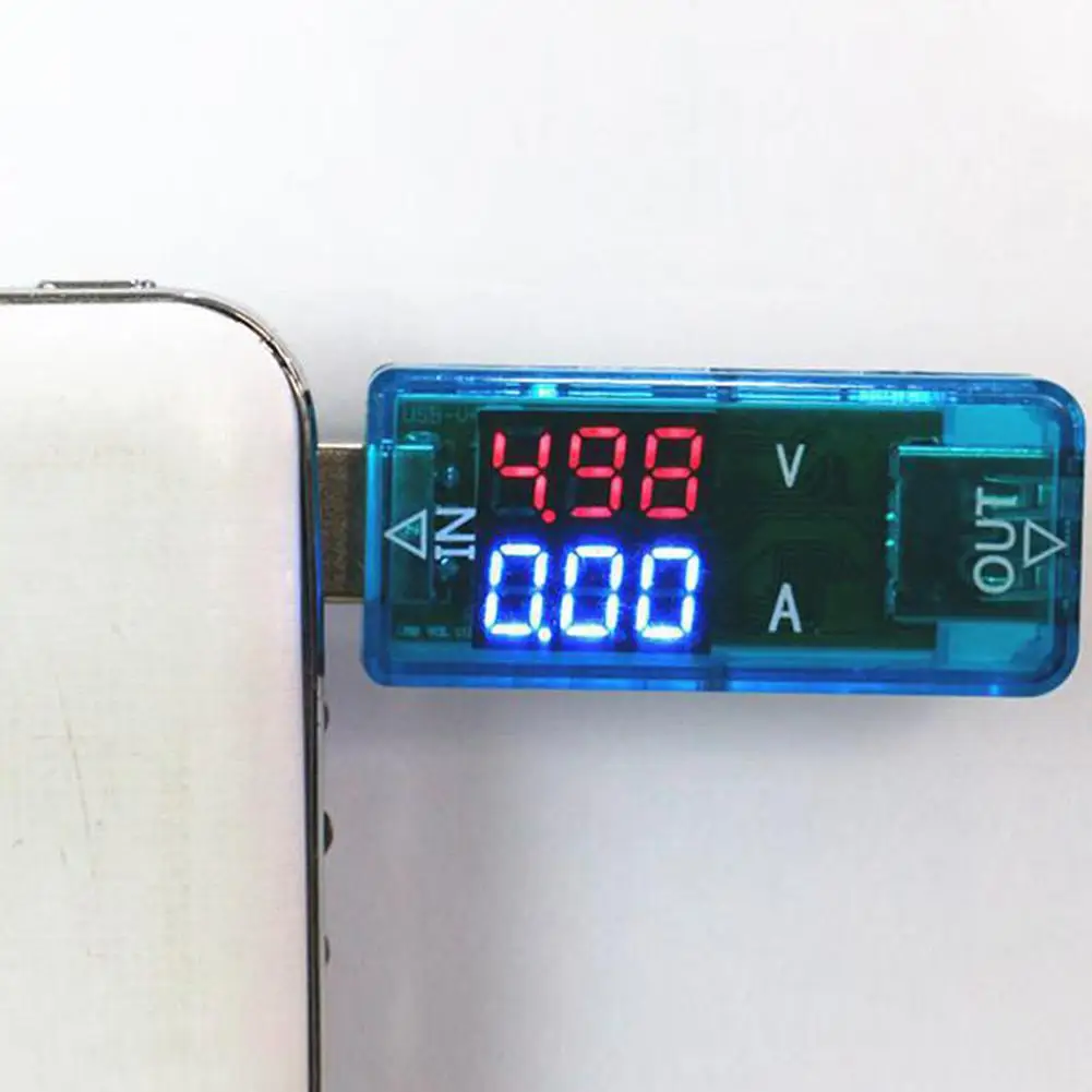 Цифровой DC3.5V DC20V USB Тестер вольтметр amperimetro измеритель напряжения тока Амперметр