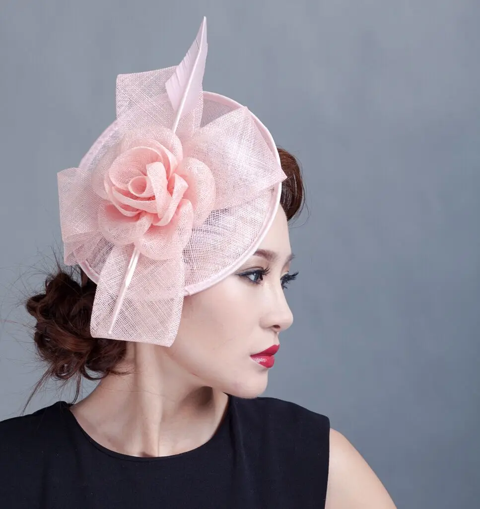 Big Sinamay fascinator hat for kentucky 