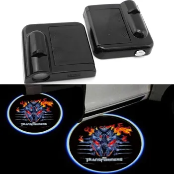 

2PCS Wireless Car Projection Light LED Door Welcome Ghost Shadow Light Logo No Drilling Required