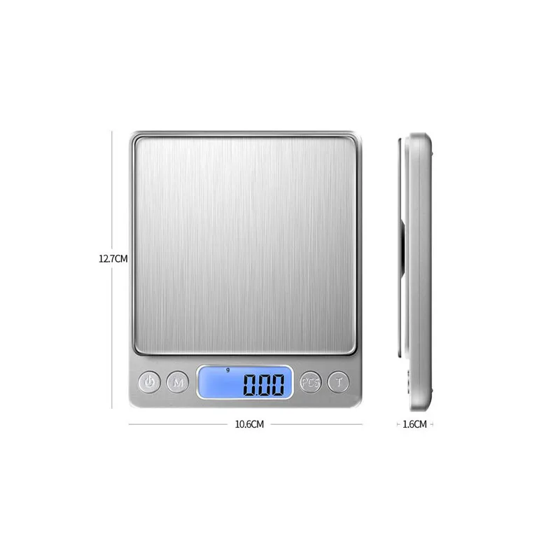 500 г 1 кг 2-кг батареи Электронные весы карманные весы Libra еда цифры весы скамейке кухонные весы кофе цифровые весы
