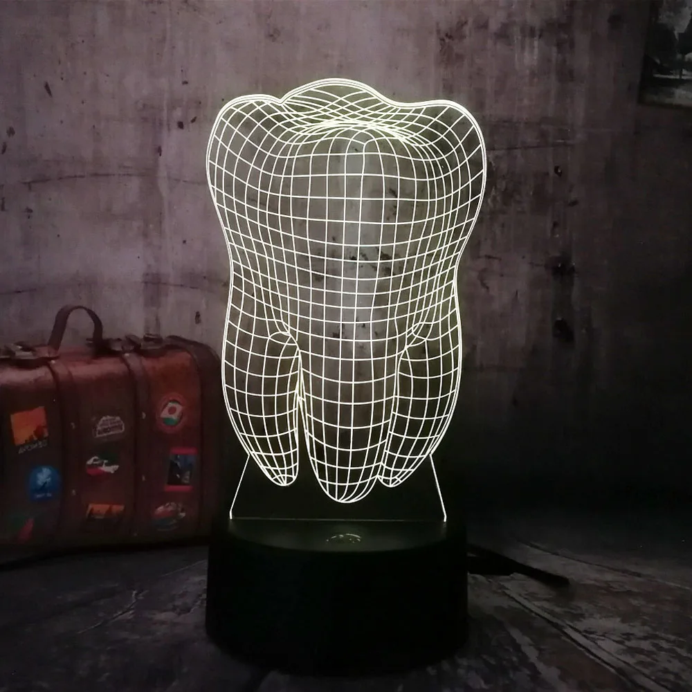 New 3D Tooth Teeth LED Night Light Colorful Kids Baby Bedroom Atmosphere Touch Table Cool Lamp Children's Day Christmas Gift New 3D Tooth Teeth LED Night Light Colorful Kids Baby Bedroom Atmosphere Touch Table Cool Lamp Children's Day Christmas Gift