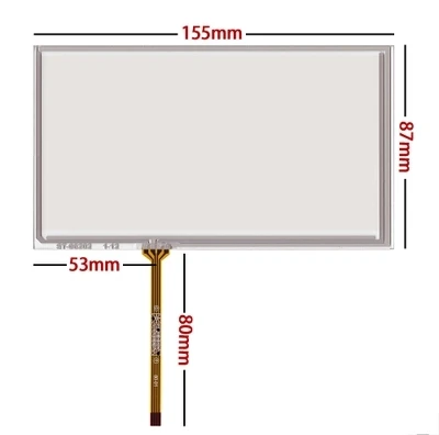 

155*87 new 6.2 inch touch screen HSD062IDW1 155*88 screen car DVD navigation