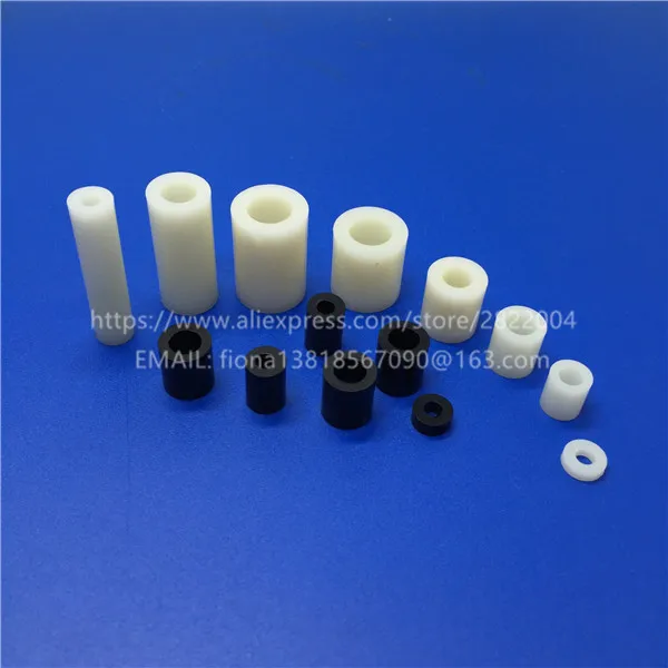 M3 length 28mm 30mm ABS Nylon Round Spacer Nylon Spacer Straight Hollow