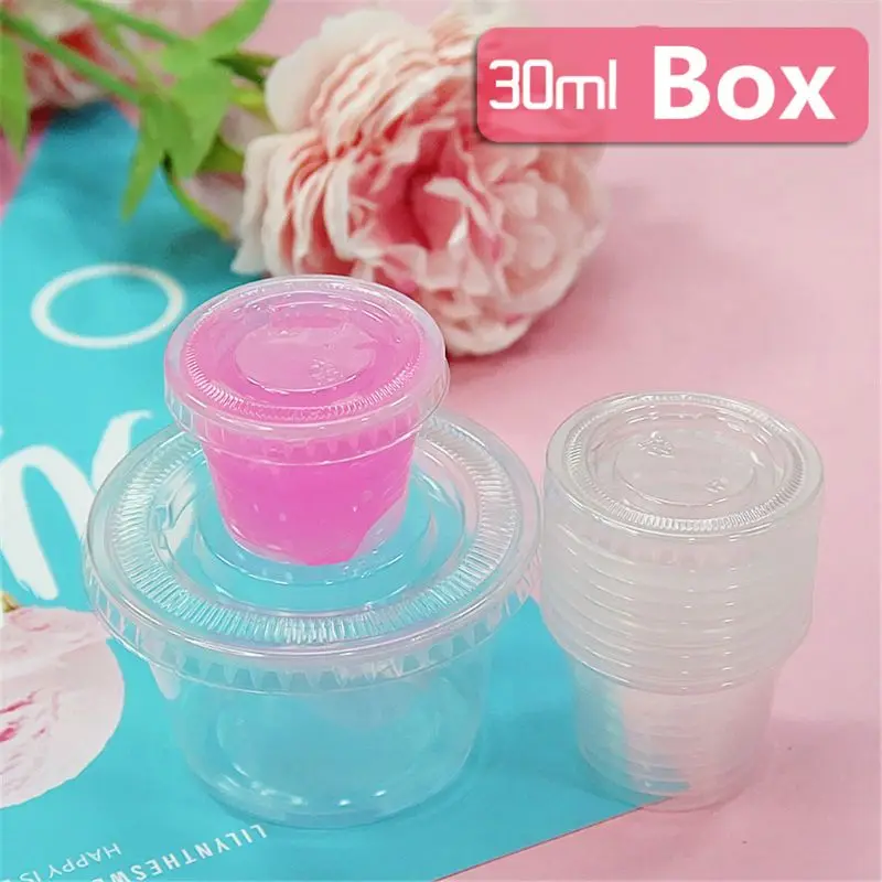 

12PCS 30ml Mini Slime Box Storage Container Organizer Box For Light Clay Foam Slime Cloud Mud Fruit Slime