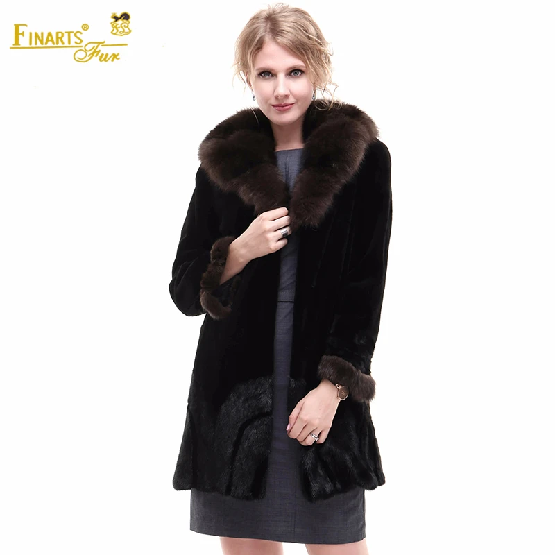 Buy New Superior Real Mink Velvet Coats Women Natural
