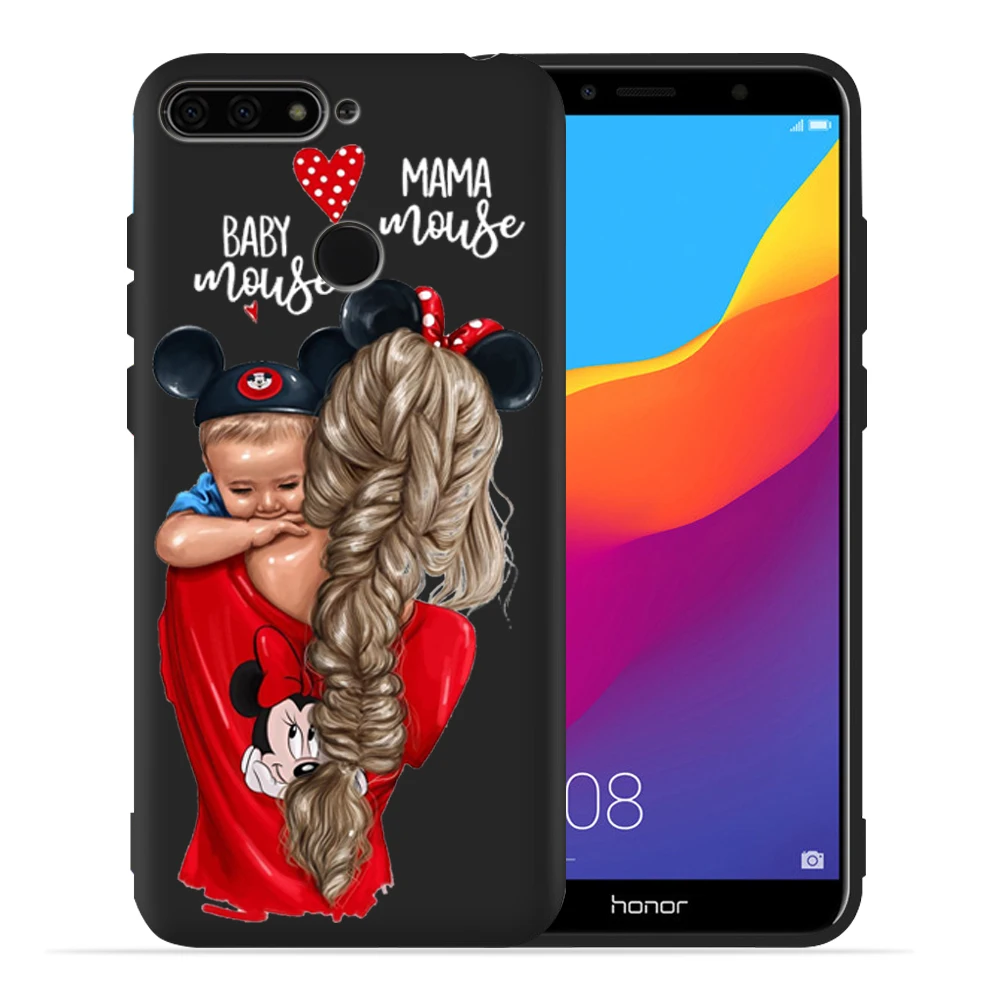 Чехол для Huawei Honor 10 Lite, Модный чехол Super Mom, милый детский чехол для Honor 9 Lite 10 9 8 8x 8c 8 Lite, защитный чехол Etui - Цвет: 03