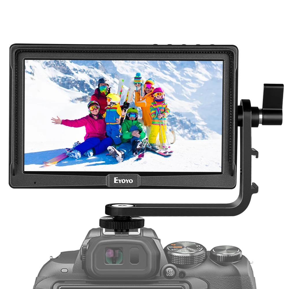 

Eyoyo E5 5inch 1920x1080 Mini DSLR On-Camera Field Monitor Support 4K HDMI Signal Input and Output Video IPS Display