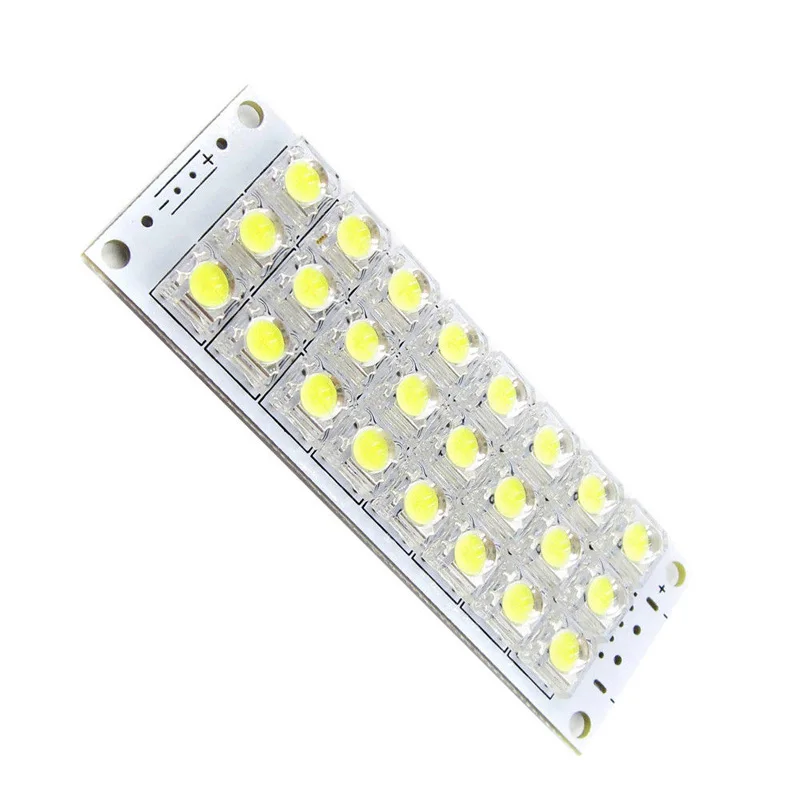 5V White LED Panel Board 24 Piranha LED 1