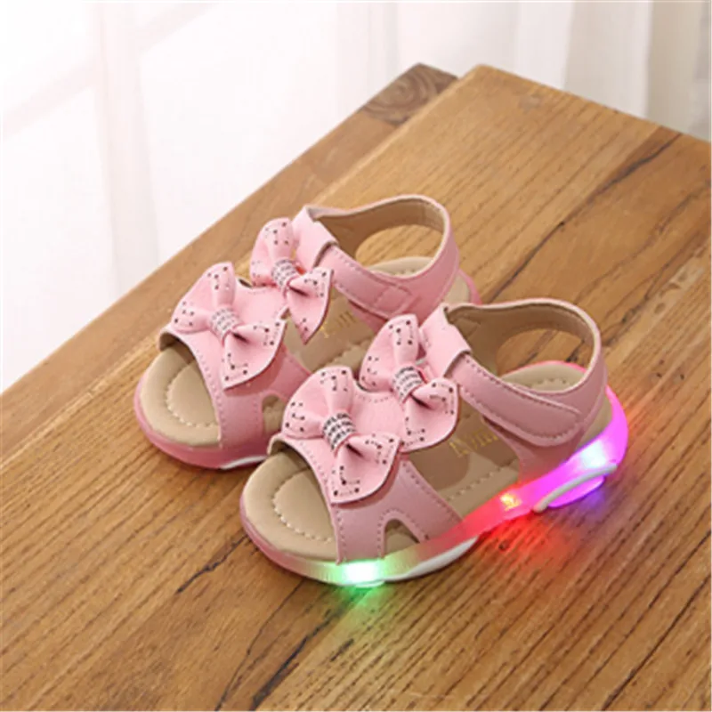baby girl light up sandals