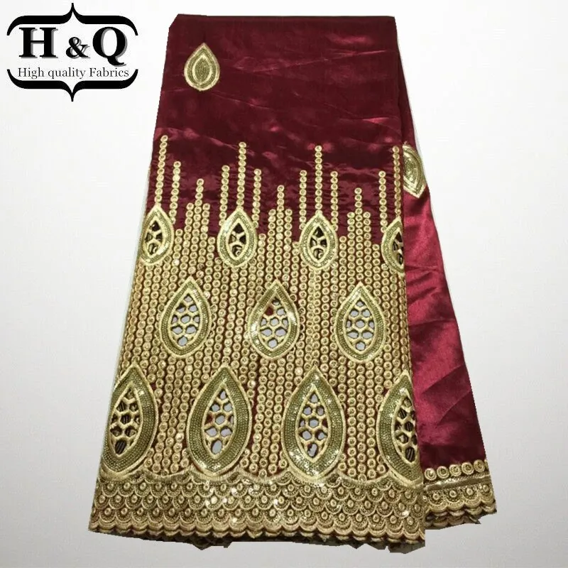 

Christmas high class hole design george lace fabric indian george wrappers african silk george lace fabric For party dress