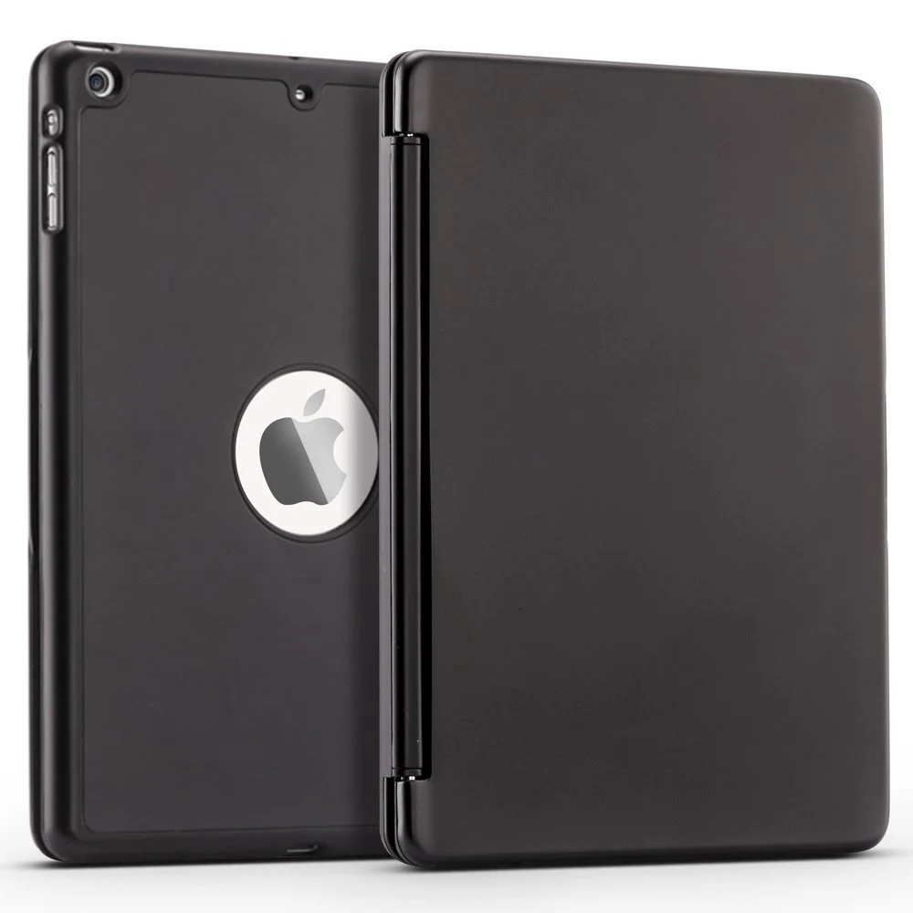 Для iPad 5 Air Slim Smart Clamshell 7 видов цветов LED подсветка алюминиевая Беспроводная Bluetooth