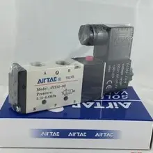 Новые пневматические компоненты 5 способ 2 положения Airtac Электрический электромагнитный клапан клапаны 4V210-08 AC 380 V 1," Размер порта