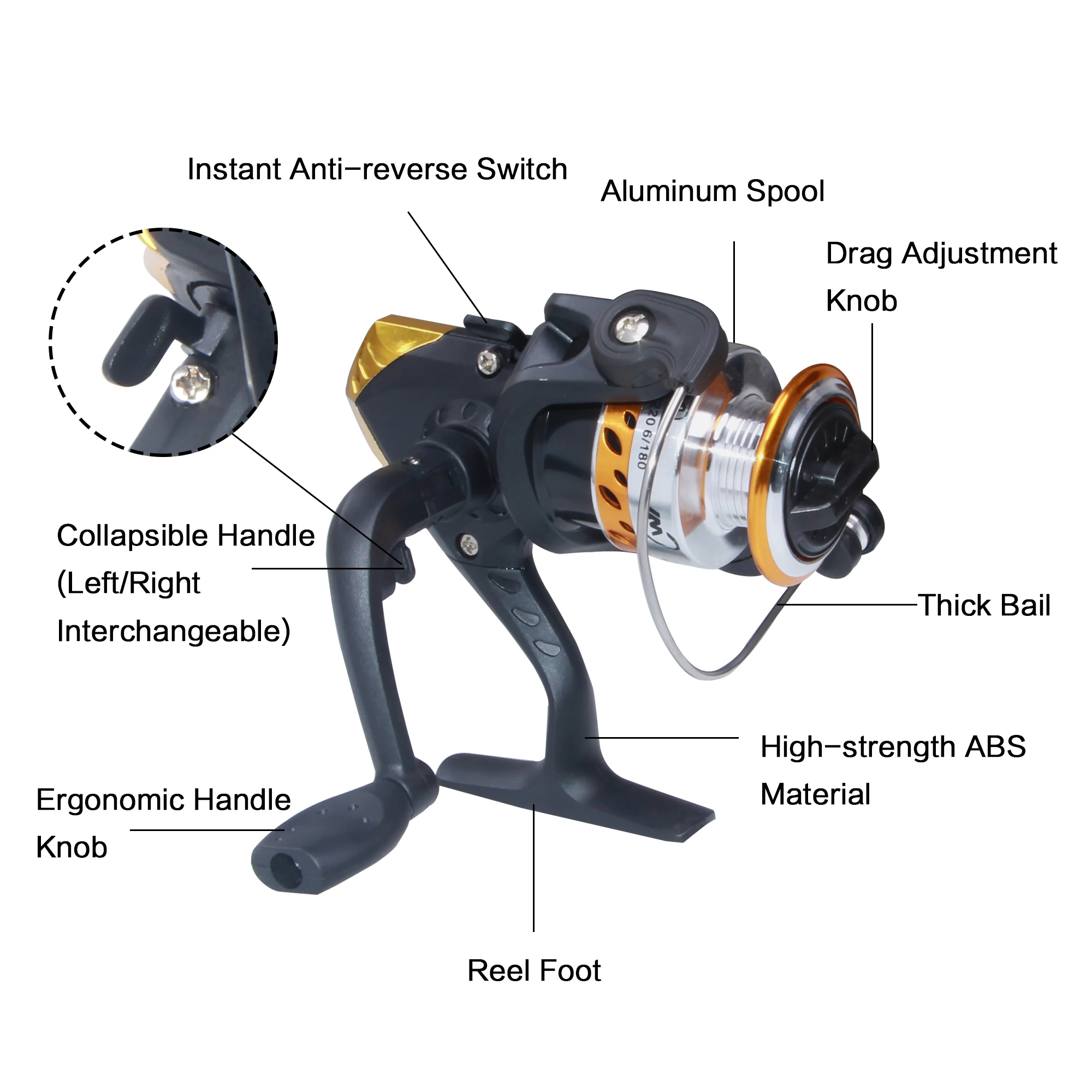 2.1m-2.7m Telescopic Fishing Rod Combo and Reel Full Kit Spinning Fishing Reel Pole set 100M Fishing Line Lures Hooks tackle