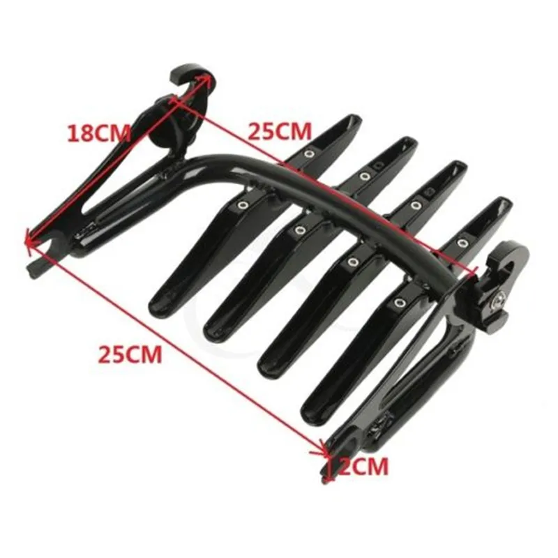 Motorcycle Stealth Luggage Rack For Harley Touring Street Electra Glide Road King 2009- FLHXSE/2/3 FLTRSE3 Detachable