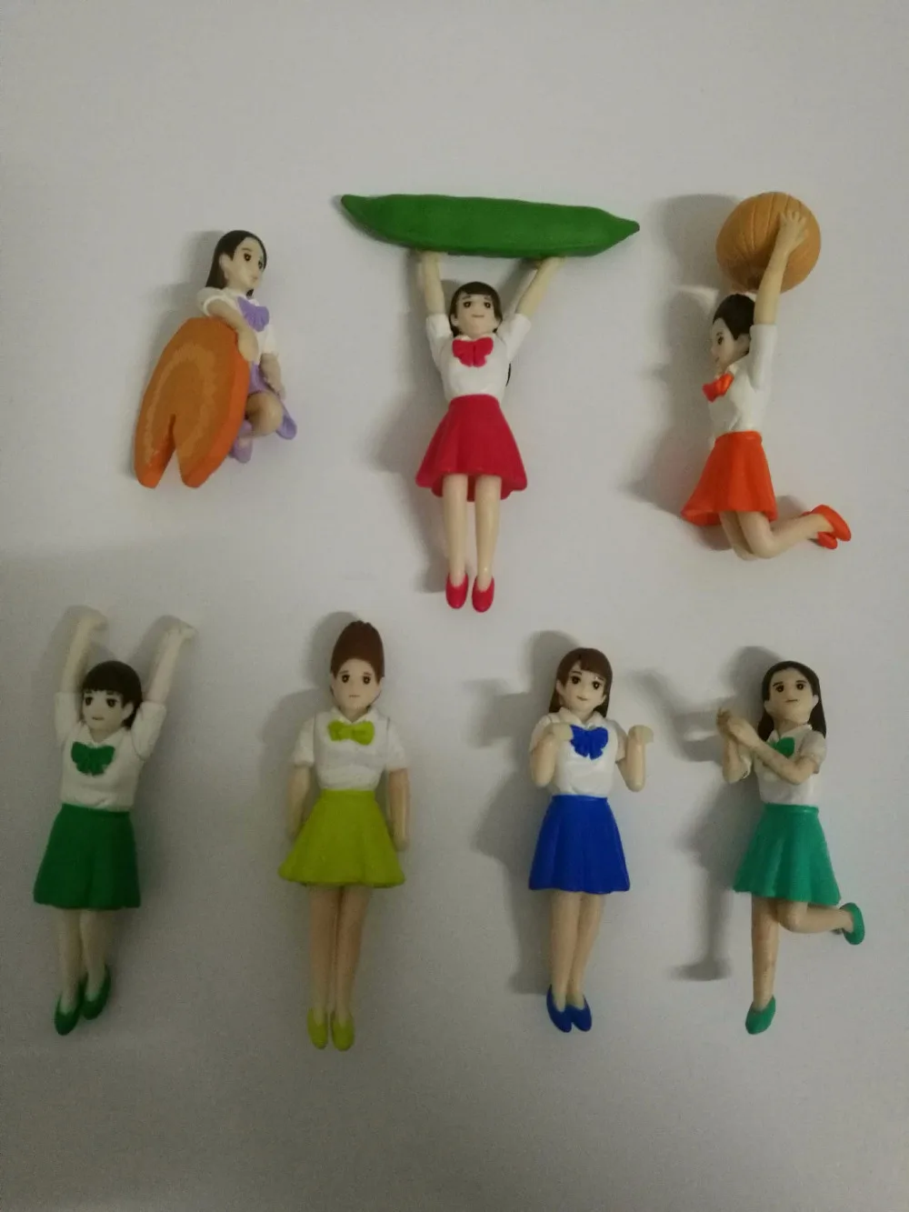 

pvc figure cup toy yuanzi 7pcs/set