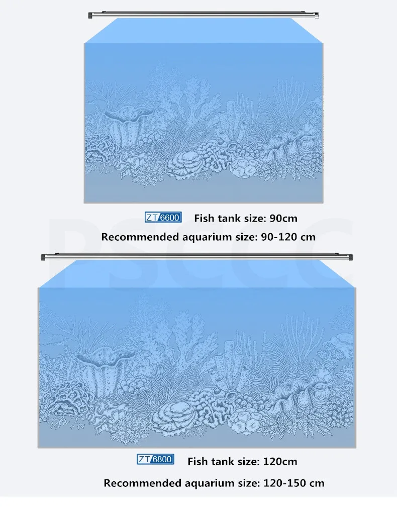 Светильник Zet ZT6500II ZT6600II ZT6800II контрольный интеллект I морской аквариум светодиодный светильник коралловый светильник имитация морского цилиндра