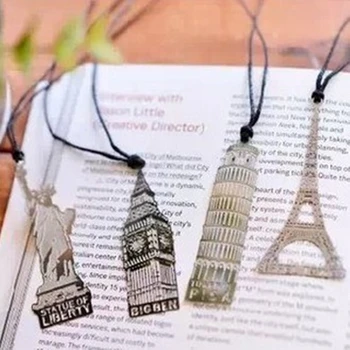 

Transmission tower bookmark london marcador Europe marque page 4 pcs / Set marcadores bookmarks papelaria segnalibro stationery