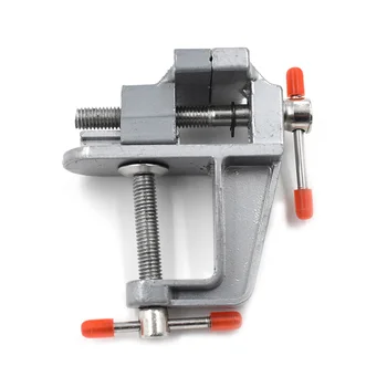 

light table vice.Small Jewelers Hobby Clamp On Table Bench Vise Tool Vice Durable Light Weight.