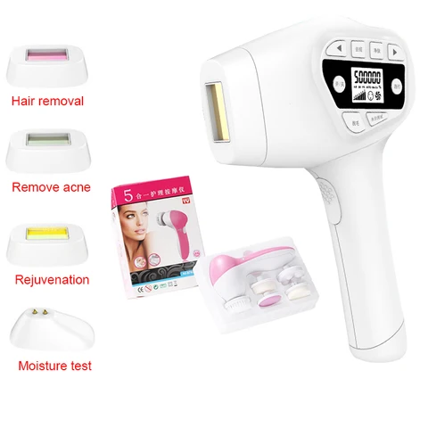 Depilação a Laser Depilação para Axila Permanente Depilador Lazer Epilasyon Pulso Facial Biquíni Barba Pernas 4in1 Ipl Wpl