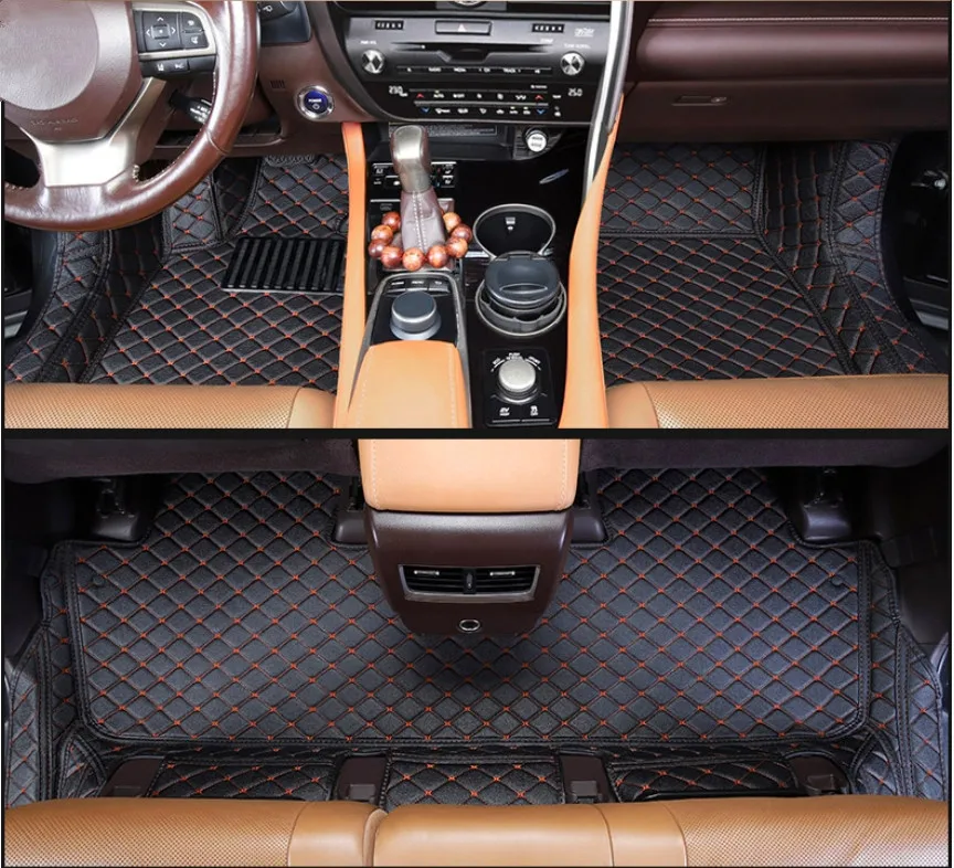 

High quality mats! Full set car floor mats for Lexus RX 350 2019 waterproof durable carpets for RX350 2018-2016,Free shipping