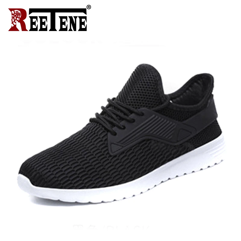 Reetene модная повседневная мужская обувь удобная человеческая гонка Tenis Hombre