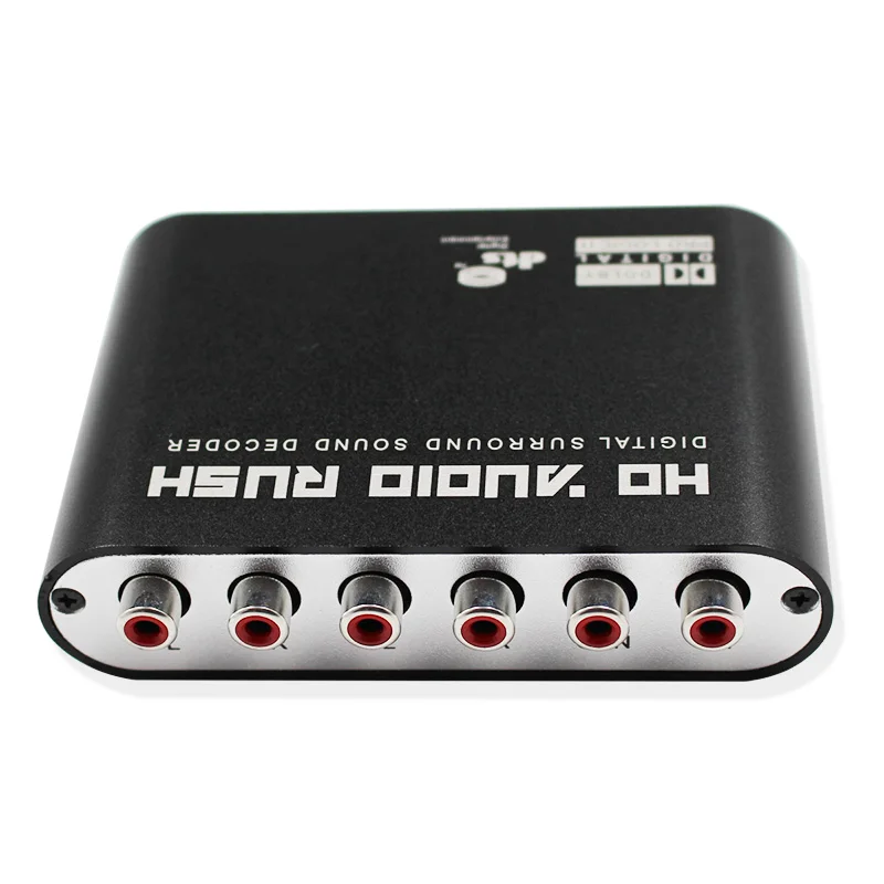 1 PCS Digital AC3 Optical to Stereo Surround Analog HD 5.1 Audio Decoder 2 SPDIF Ports HD Audio Rush for HD Players/DVD/XBOX360 1 PCS Digital AC3 Optical to Stereo Surround Analog HD 5.1 Audio Decoder 2 SPDIF Ports HD Audio Rush for HD Players/DVD/XBOX360