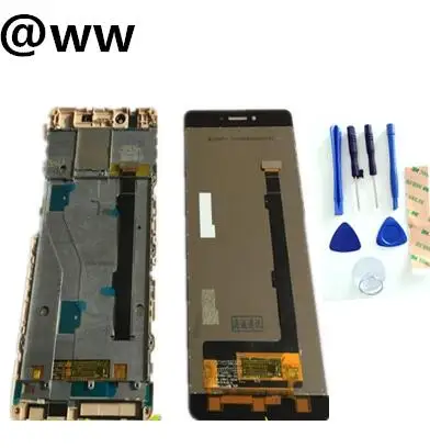 

5.3"For Highscreen Power ice Max LCD Display+Touch Screen Assembly Replacement Part Gold Color with tape&tools&Soft Film