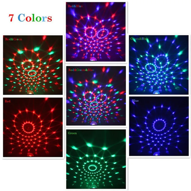 Мини RGB LED хрустальный магический шар сценический эффект осветительная лампа для
