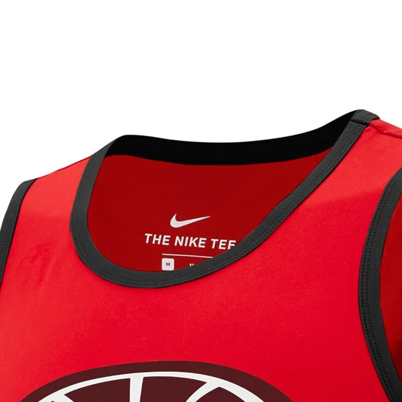 Новое поступление NIKE как M NK DRY TANK BBALL 1 Для мужчин, футболки с принтом спортивная одежда без рукавов