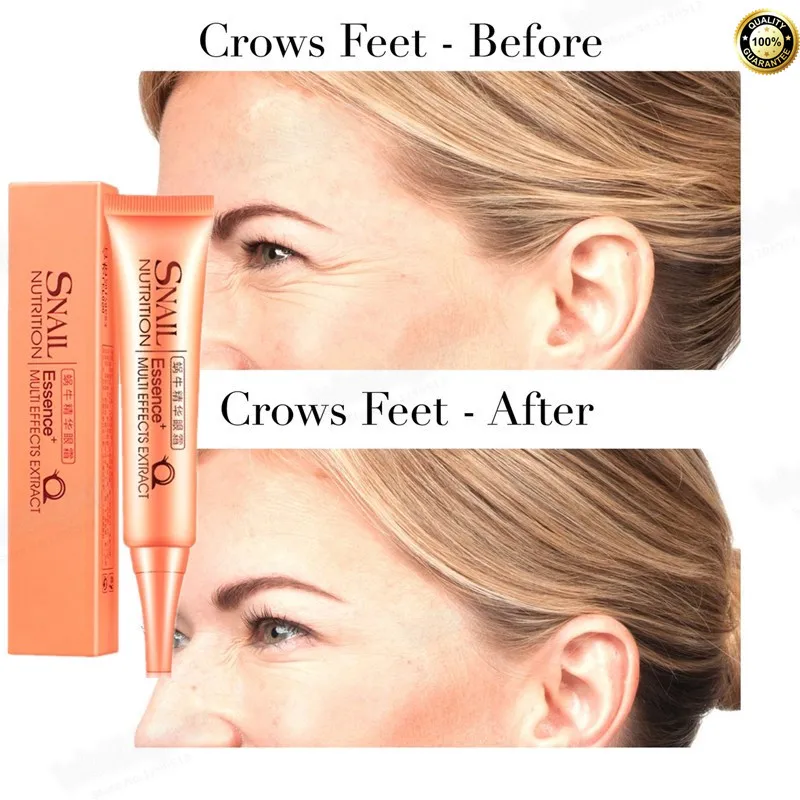 Snail Skin Remove Wrinkles Golden Activating Eye Cream White Jade Essence Circles Anti-puffiness Finelines Firming Hot |