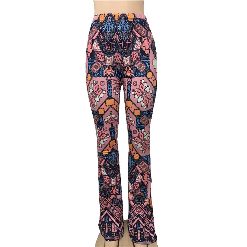 Women Baggy Flared Pants Boho Style Floral Hippie Wide Leg Gypsy Palazzo  Casual Trousers Printed Bell-bottomed Trousers - AliExpress