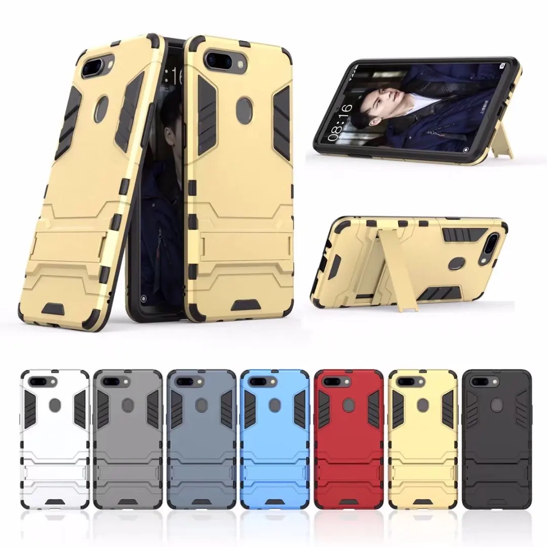 For OPPO R15/A83 Shockproof Strong Armor Case Hard Tough with Built-in Kickstand Full Protection Cover Shell NEW |